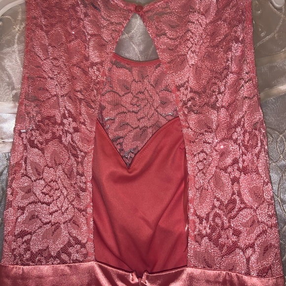 Juniors pink party dress - Picture 4 of 4